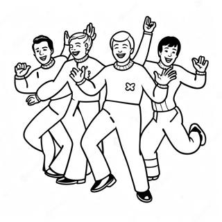 Pagina Para Colorear De Personajes Bailando De Wiggles 13909-11521