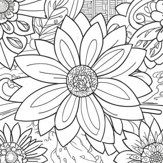 Pagina Para Colorear De Estetica Floral 13968-11566