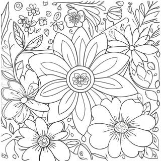 Pagina Para Colorear De Estetica Floral 13968-11567