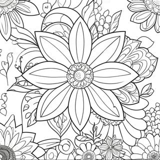 Pagina Para Colorear De Estetica Floral 13968-11568