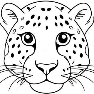 Pagina Para Colorear De Leopardo 1401-1120