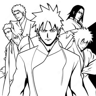 Pagina Para Colorear De Personajes De Anime Bleach 14118-11696