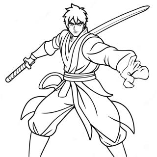 Pagina Para Colorear De Ichigo Kurosaki En Batalla 14119-11697