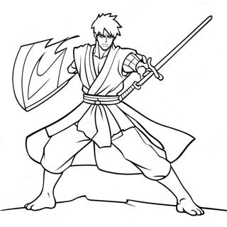 Pagina Para Colorear De Ichigo Kurosaki En Batalla 14119-11700