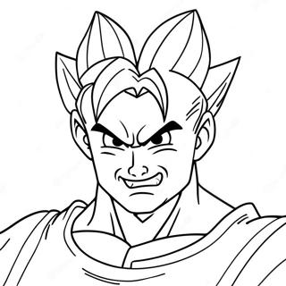 Gohan Bestia En Accion Pagina Para Colorear 14149-11724