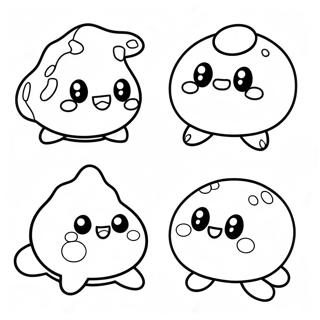 Personajes Lindos De Slime Rancher Pagina Para Colorear 14180-11739