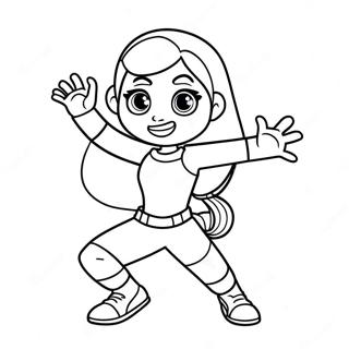 Kim Possible En Accion Pagina Para Colorear 14190-11746