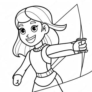 Kim Possible En Accion Pagina Para Colorear 14190-11748