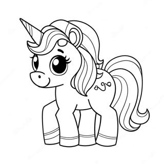 Pagina Para Colorear De Unicornio Adorable Y Lindo 14319-11847