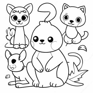 Pagina Para Colorear De Amigos Animales De Goodnotes 14360-11884