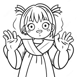 Himiko Toga Páginas Para Colorear