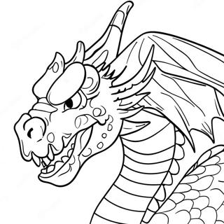 Pagina Para Colorear De Dragon De Hielo 14519-12006