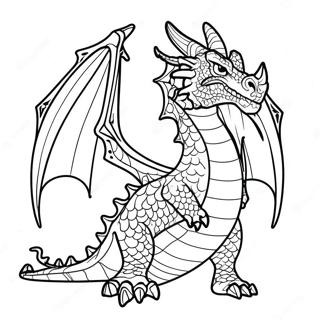 Pagina Para Colorear De Dragon De Hielo 14519-12007