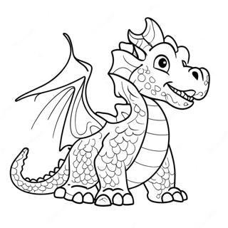 Pagina Para Colorear De Dragon De Hielo 14519-12008