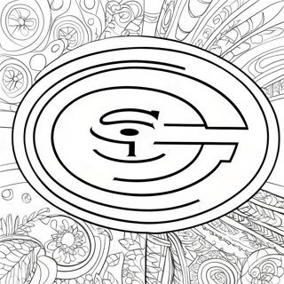 Pagina Para Colorear Del Logo De Los 49ers 1451-1159