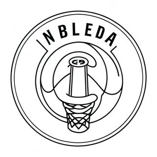 Pagina Para Colorear Del Logo Del Equipo De La Nba 14559-12038