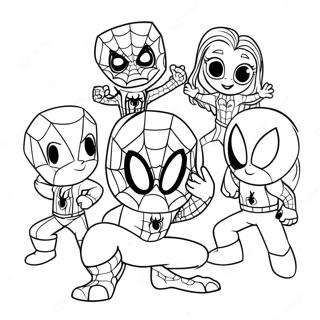 Pagina Para Colorear De Spidey Y Sus Increibles Amigos 14579-12056