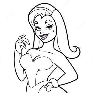 Pagina Para Colorear De Jessica Rabbit 14619-12086