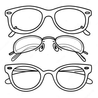 Pagina Para Colorear De Gafas 14669-12127