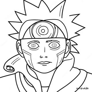 Obito Páginas Para Colorear