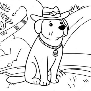 Pagina Para Colorear De Sheriff Labrador 14799-12231