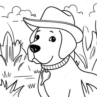 Pagina Para Colorear De Sheriff Labrador Aventurero En La Naturaleza 14800-12233