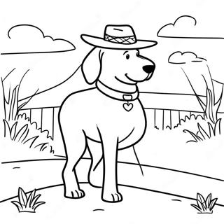 Pagina Para Colorear De Sheriff Labrador Aventurero En La Naturaleza 14800-12236