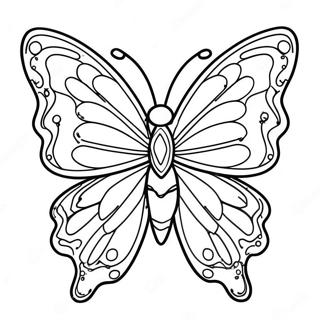 Pagina Para Colorear De La Transformacion Vibrante De La Mariposa 14820-12249