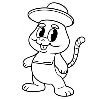 Pagina Para Colorear De Sandy Cheeks 14929-12350