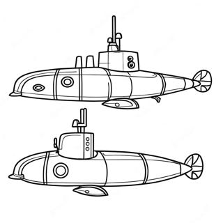 Submarino Páginas Para Colorear