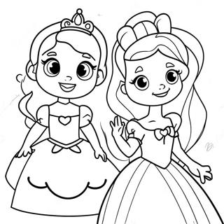 Pagina Para Colorear De Princesas De Disney Alegres Para Desear Pronta Recuperacion 15080-12476