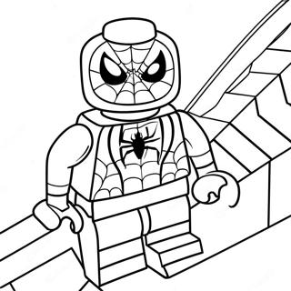 Pagina Para Colorear De Spiderman Lego 15259-12614