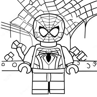 Pagina Para Colorear De Spiderman Lego 15259-12781