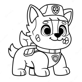 Pagina Para Colorear De Everest De Paw Patrol 15309-12823