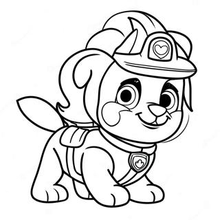 Pagina Para Colorear De Everest De Paw Patrol 15309-12965