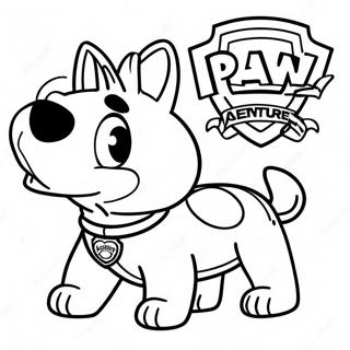 Pagina Para Colorear De La Aventura De Everest De Paw Patrol 15310-12826