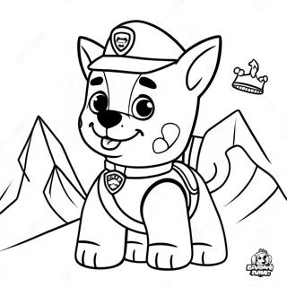 Pagina Para Colorear De La Aventura De Everest De Paw Patrol 15310-12971