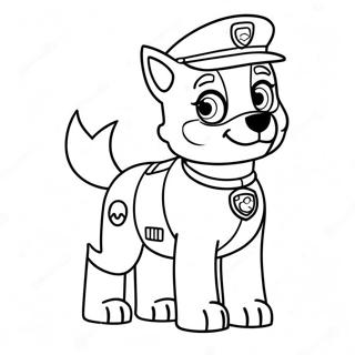 Pagina Para Colorear De La Aventura De Everest De Paw Patrol 15310 12972