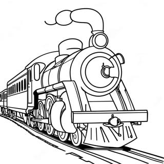 Pagina Para Colorear De Un Tren De Vapor Colorido 15410-13058