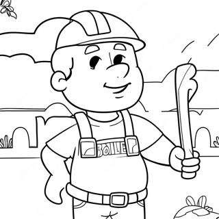 Pagina Para Colorear De Bob El Constructor 15419-13064