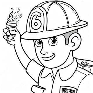 Pagina Para Colorear De Sam El Bombero En Accion 15450-13089