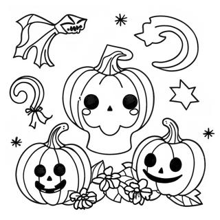 Pagina Para Colorear De Halloween Vintage 15499-13126