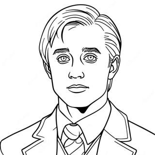 Draco Malfoy Páginas Para Colorear