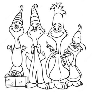 Personajes De Whoville Páginas Para Colorear