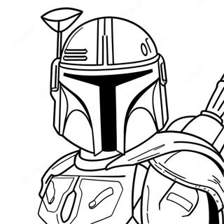 Pagina Para Colorear De Boba Fett 15740-13309