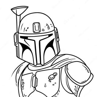 Pagina Para Colorear De Boba Fett 15740-13310