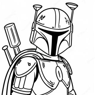 Pagina Para Colorear De Boba Fett 15740-13311