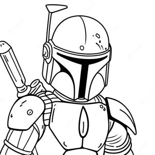 Pagina Para Colorear De Boba Fett 15740-13312