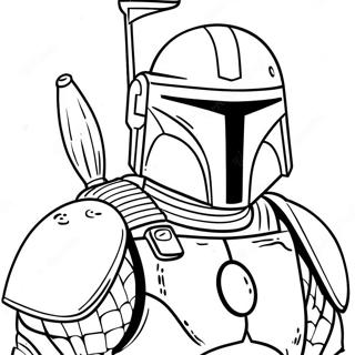 Pagina Para Colorear De Boba Fett En Armadura De Batalla 15741-13315