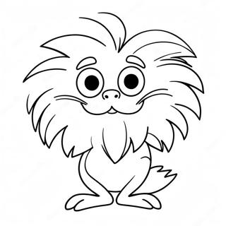 Pagina Para Colorear De Lorax Lindo Con Bigote 15781-13345